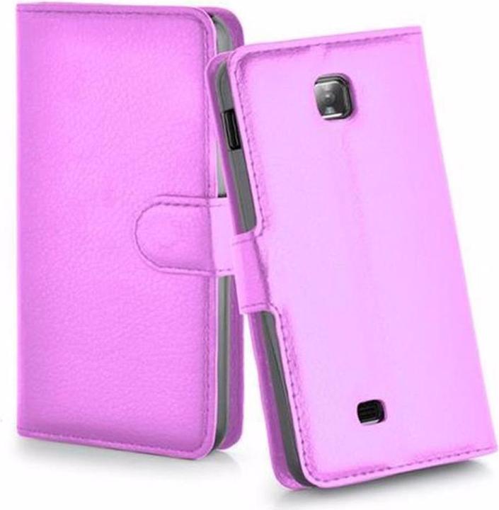Actual product image Cadorabo Book with stand function cover (LG Optimus F5, LG Lucid 2)