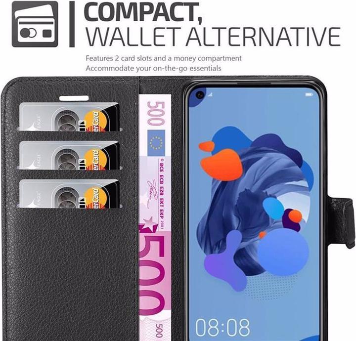 Actual product image Cadorabo Book with stand function cover (Huawei Nova 5i, Huawei P20 Lite (2019))