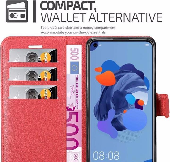 Actual product image Cadorabo Book with stand function cover (Huawei Nova 5i, Huawei P20 Lite (2019))
