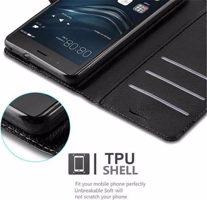 Produktbild Cadorabo Book mit Standfunktion Cover (Huawei P9 Lite)