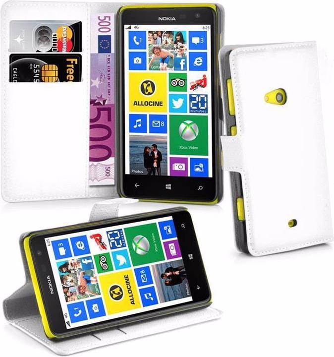 Actual product image Cadorabo Book with stand function cover (Nokia Lumia 625)
