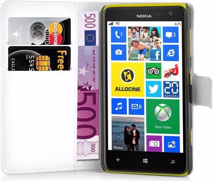 Actual product image Cadorabo Book with stand function cover (Nokia Lumia 625)