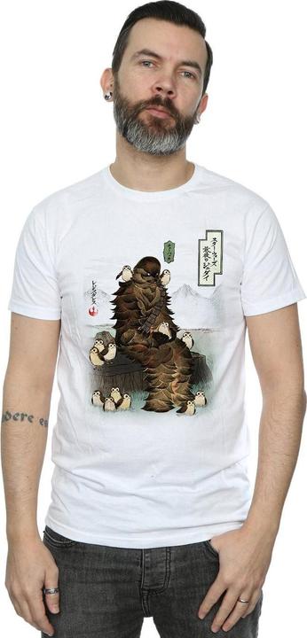 Produktbild Star Wars The Last Jedi Japanese Chewbacca Porgs TShirt (XXL)