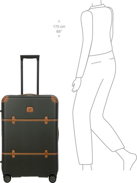 Actual product image Brics Bellagio 4-wheel trolley 70.5 cm with expansion fold (78 l, M (50 - 90l))