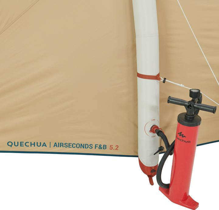 Produktbild Quechua Familienzelt Air Seconds 5.2 (Aufblasbares Zelt, 21.80 kg, 5 Personen)