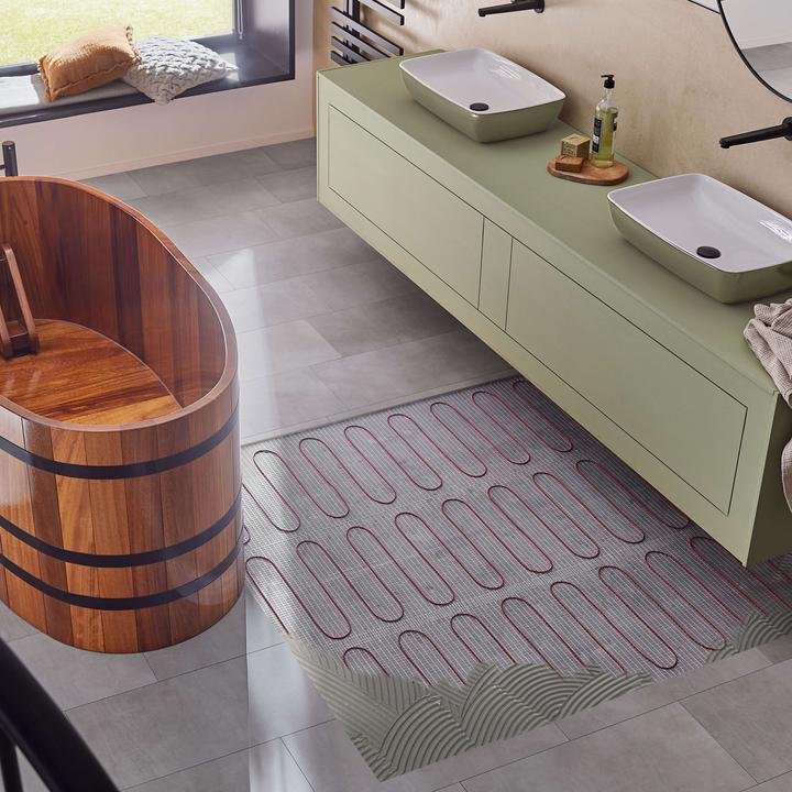 Actual product image AEG Haustechnik Comfort Turbo Thermo Floor TBS TC 200/3 Set Plus, electric underfloor heating complete set 3 m²