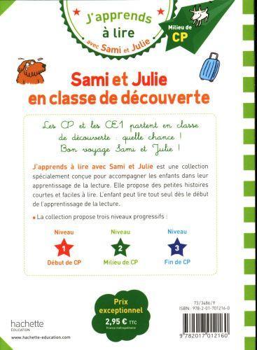 Immagine prodotto Sami et Julie en classe de découverte : niveau 2, milieu de CP (Francese, Lebrun Sandra, Audrain Loïc, 2017)