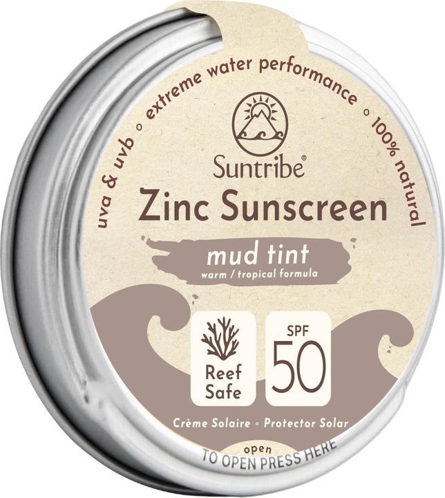 Actual product image Suntribe Zinc-based mineral sun cream SPF 50 (Suntan cream, SPF 50, 1 g)