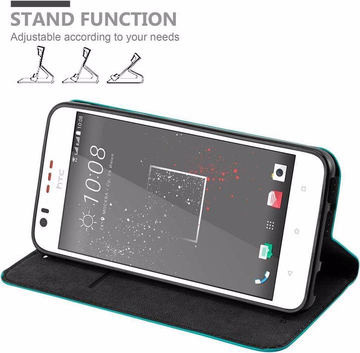 Productafbeelding Cadorabo Boek Onzichtbare Magneethoes (HTC Desire 10 Lifestyle, HTC Desire 825)
