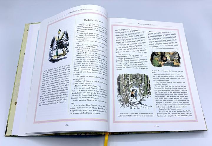 Actual product image Die Chroniken von Narnia - Illustrierte Gesamtausgabe (German, Ulla Neckenauer, Pauline Baynes, Clive Staples Lewis, 2019)