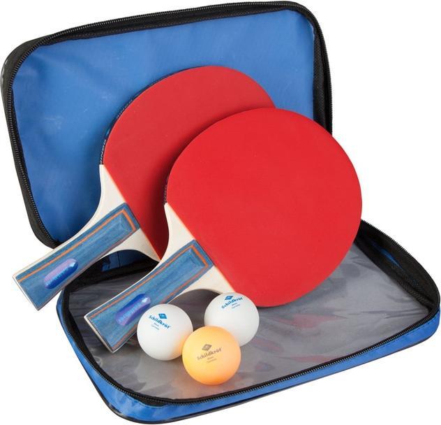Produktbild Schildkröt Donic-Schildkröt 788602 - Tischtennis Set Hobby für 2 Spieler, 2 Schläger, 3 Bälle, Tasche