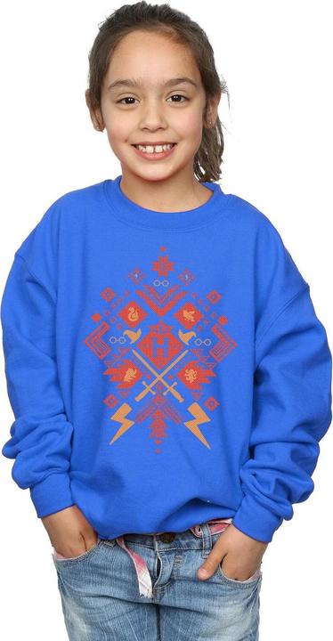Produktbild Christmas Fair Isle Sweatshirt Mädchen (140, 146)