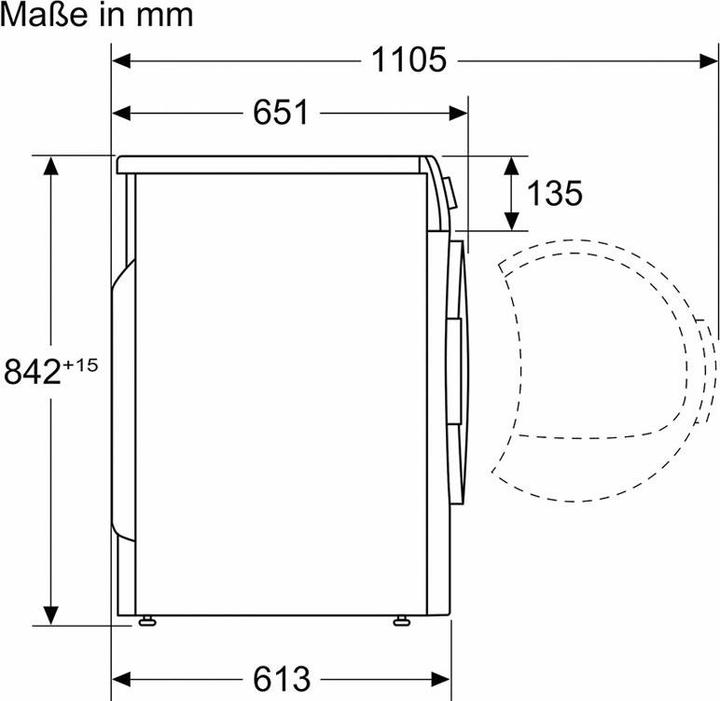 Actual product image Bosch Hausgeräte WQB245BCCH & WGB256A5CH (9 kg, Right)