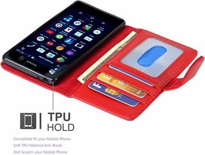 Produktbild Cadorabo Book mit 3 Kartenfächer Cover (Sony Xperia M5)