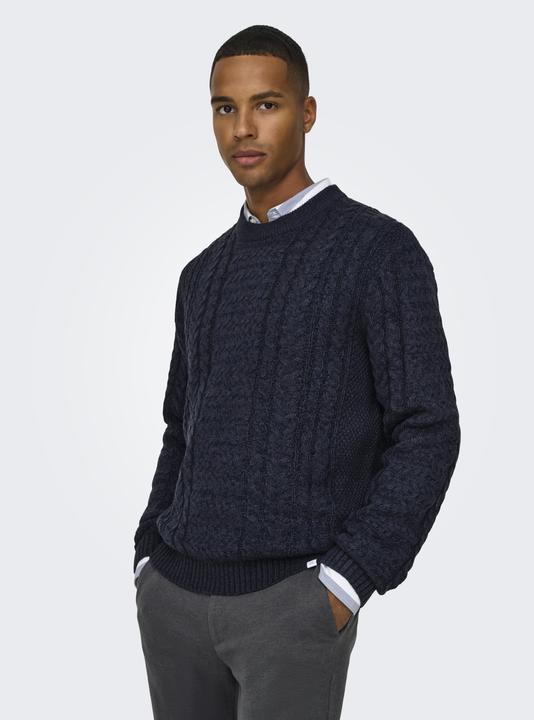 Image du produit Only & Sons ONSFLETCHER Pull-over Pull en maille (M)
