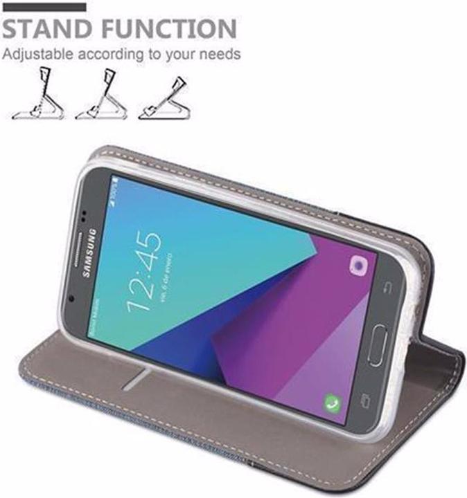 Produktbild Cadorabo Book Jeans Optik Cover (Samsung Galaxy J7 2017 (US Version))