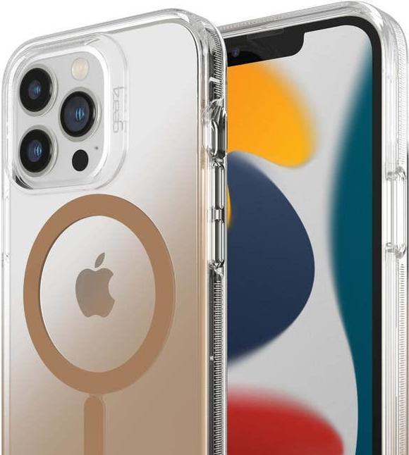 Image du produit gear4 Coque arrière D3O Crystal Snap Milan iPhone 13 Pro gold (Apple iPhone 13 Pro)