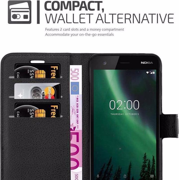 Image du produit Cadorabo Book avec fonction stand Cover (Nokia 2)
