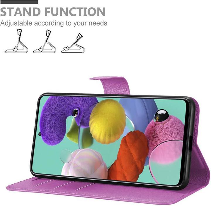 Actual product image Cadorabo Book with stand function cover (Samsung Galaxy A51 5G)