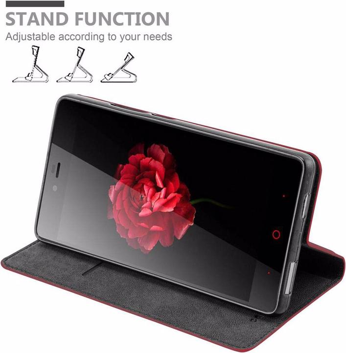 Productafbeelding Cadorabo Boek Onzichtbare Magneethoes (ZTE Nubia Z9 Max)