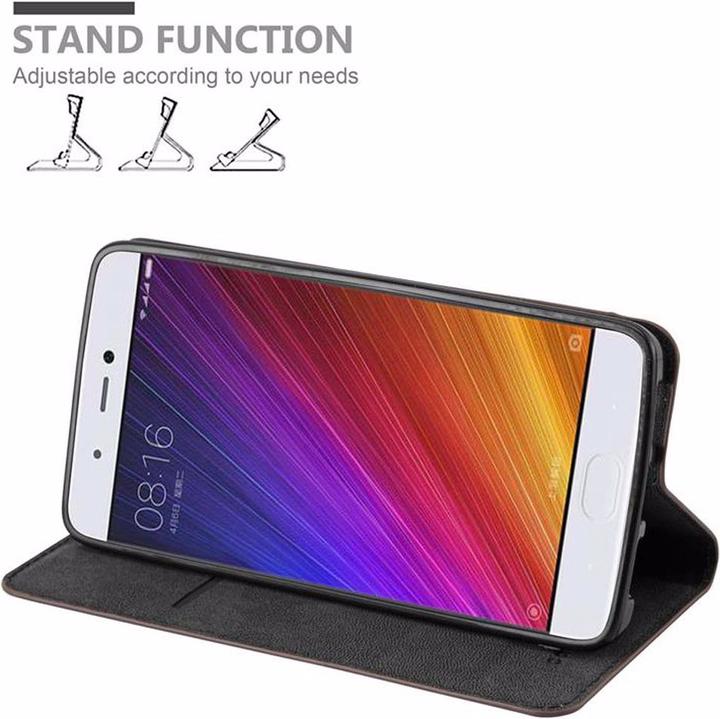 Actual product image Cadorabo Book Invisible Magnet Cover (Mi 5s)
