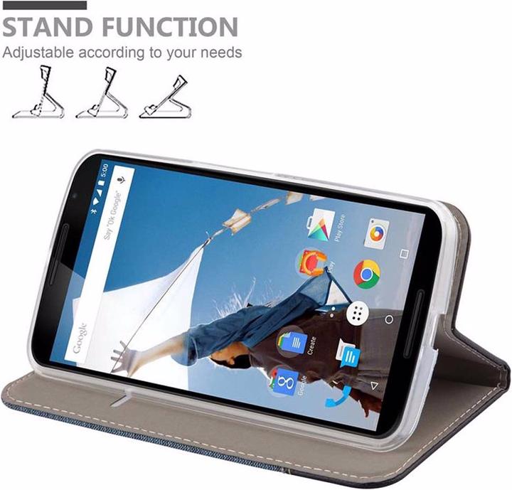 Actual product image Cadorabo Book Jeans Optics Cover (Google Nexus 6)