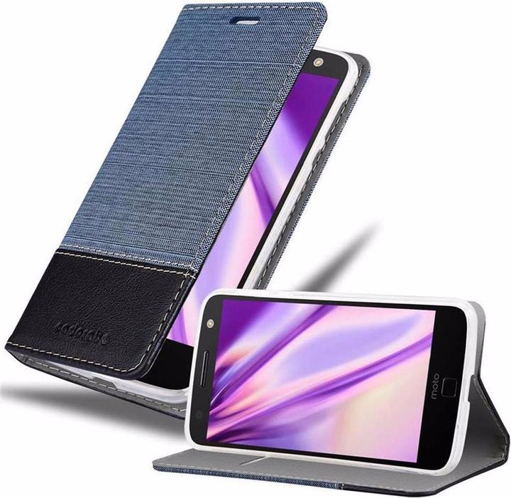 Actual product image Cadorabo Book Jeans Optics Cover (Motorola Moto Z Force)