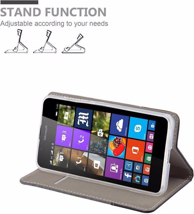 Image du produit Cadorabo Couverture look jeans Book (Microsoft Lumia 540)