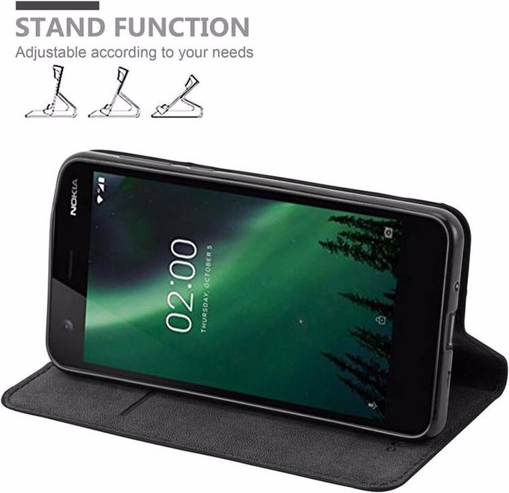 Productafbeelding Cadorabo Boek Onzichtbare Magneethoes (Nokia 2)