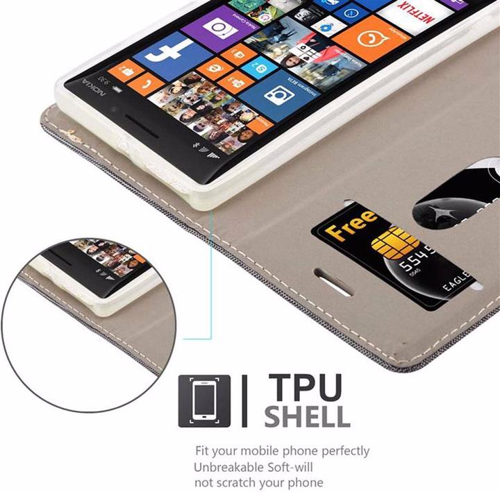 Actual product image Cadorabo Book Jeans Optics Cover (Nokia Lumia 930, Nokia Lumia Icon 929)