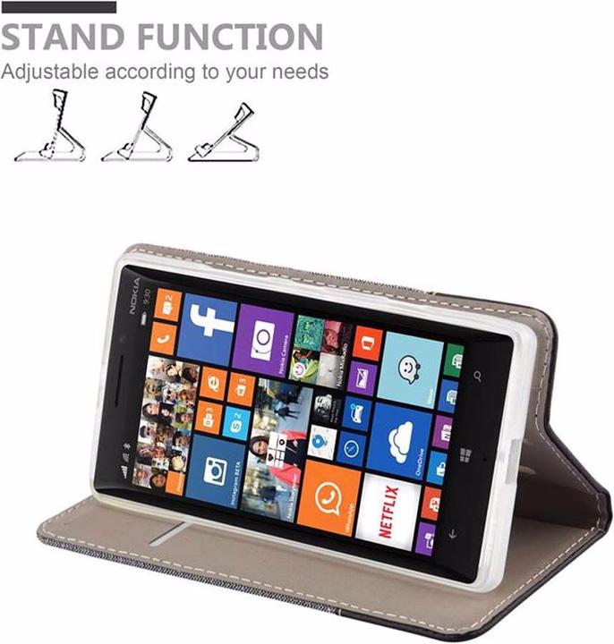 Actual product image Cadorabo Book Jeans Optics Cover (Nokia Lumia 930, Nokia Lumia Icon 929)