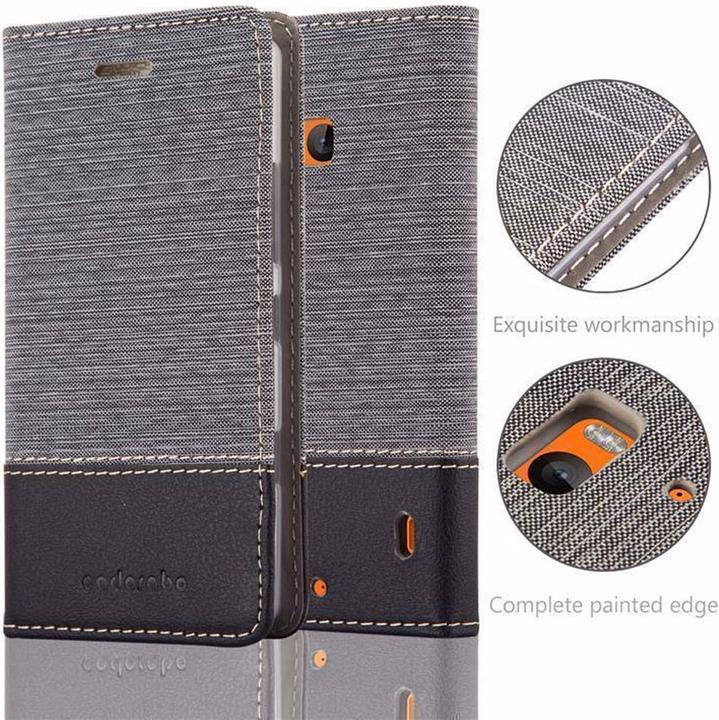 Actual product image Cadorabo Book Jeans Optics Cover (Nokia Lumia 930, Nokia Lumia Icon 929)