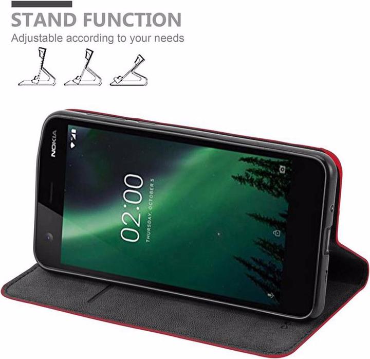 Productafbeelding Cadorabo Boek Onzichtbare Magneethoes (Nokia 2)