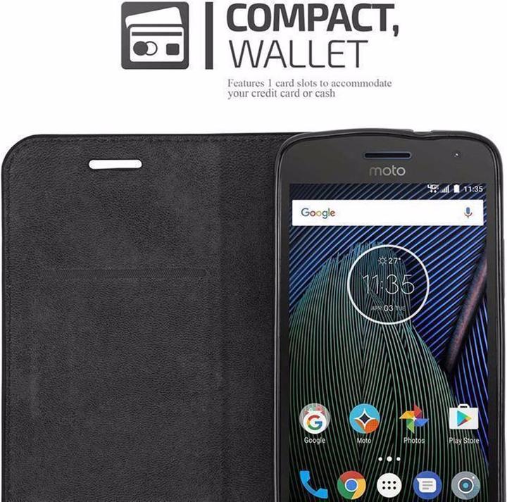 Image du produit Cadorabo Book Couverture magnétique invisible (Motorola Moto G5S Plus)