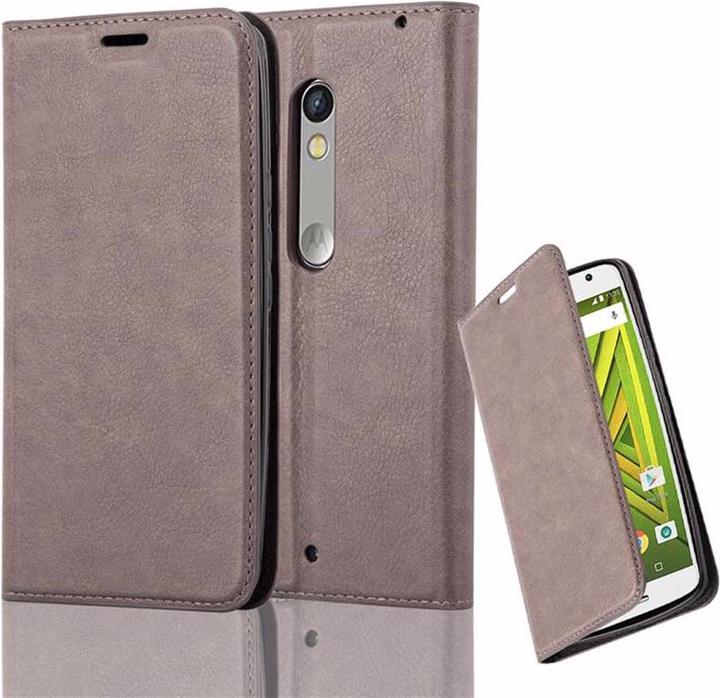 Productafbeelding Cadorabo Boek Onzichtbare Magneethoes (Motorola Moto X Play)