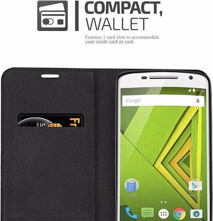 Productafbeelding Cadorabo Boek Onzichtbare Magneethoes (Motorola Moto X Play)