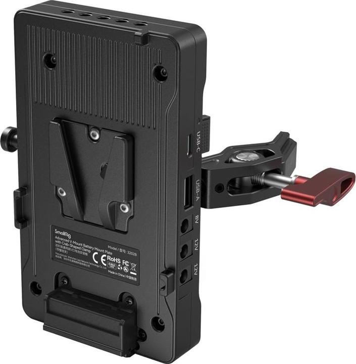 Image du produit SmallRig Advanced V Mount Battery Mount Plate with Dual 15mm Rod Clamp 3203B