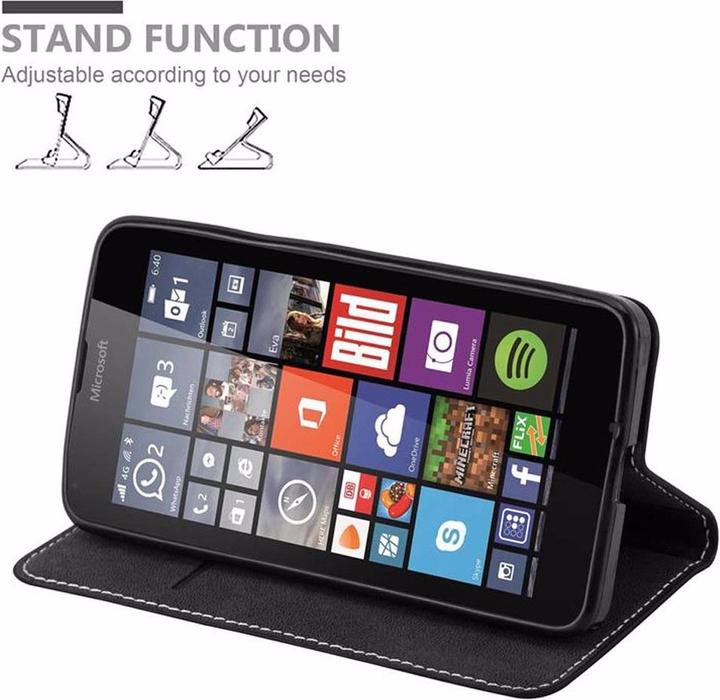Productafbeelding Cadorabo Boek X Portemonnee Hoesje (Microsoft Lumia 640)