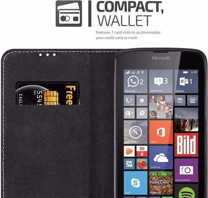 Productafbeelding Cadorabo Boek X Portemonnee Hoesje (Microsoft Lumia 640)