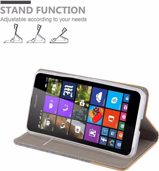Productafbeelding Cadorabo Boek Jeans Optiek Cover (Microsoft Lumia 540)