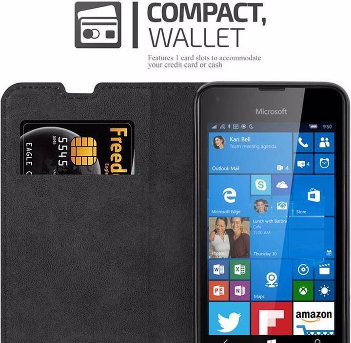 Productafbeelding Cadorabo Boek Onzichtbare Magneethoes (Microsoft Lumia 550)