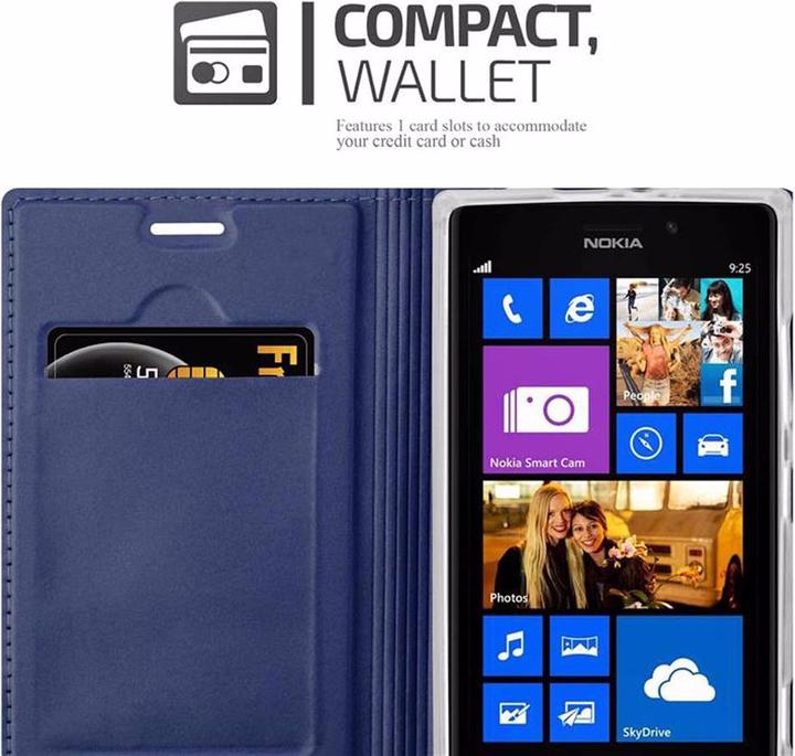 Actual product image Cadorabo Book Classy Style Cover (Nokia Lumia 925)