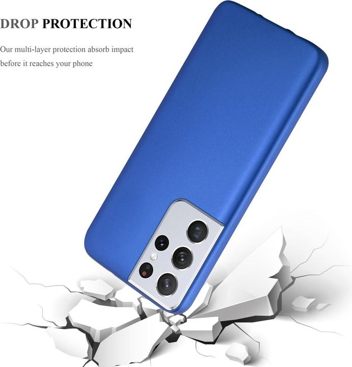 Produktbild Cadorabo TPU Matt Metallic Hülle (Samsung Galaxy S22 Ultra)
