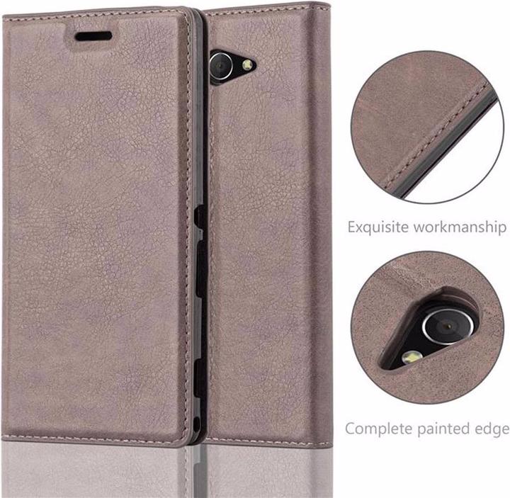 Produktbild Cadorabo Book Invisible Magnet Cover (Sony Xperia M2, Sony Xperia M2 Aqua)