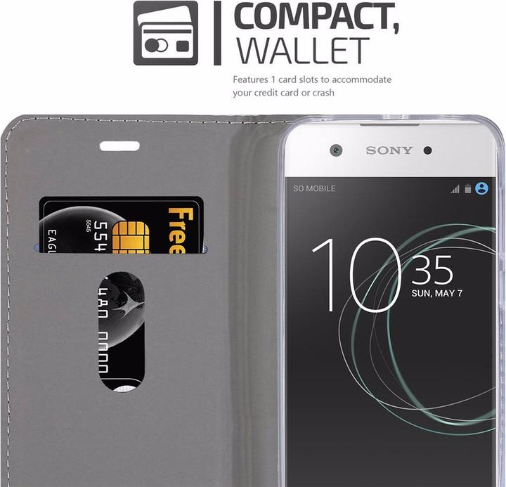 Actual product image Cadorabo Book Jeans Optics Cover (Sony Xperia XA1)