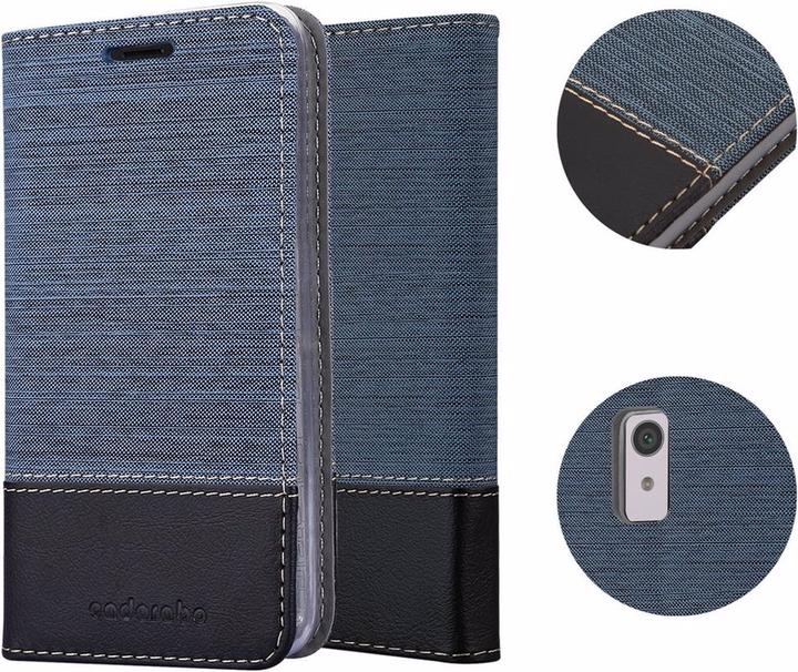 Actual product image Cadorabo Book Jeans Optics Cover (Sony Xperia XA1)