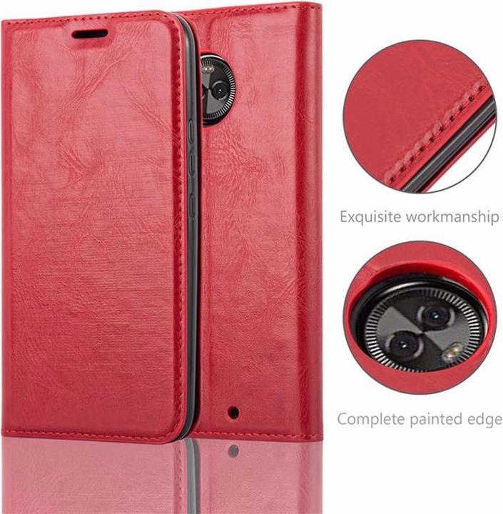 Productafbeelding Cadorabo Boek Onzichtbare Magneethoes (Motorola Moto X4)