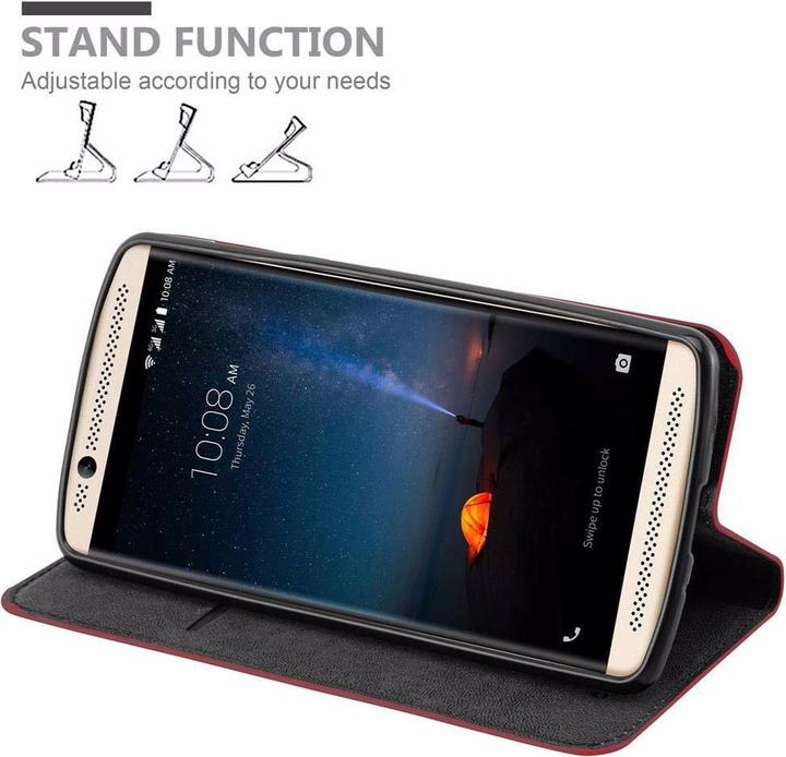 Actual product image Cadorabo Book Invisible Magnet Cover (ZTE Axon 7 mini)