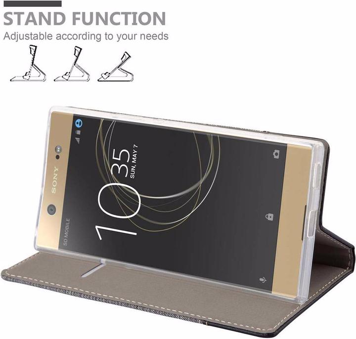 Actual product image Cadorabo Book Jeans Optics Cover (Sony Xperia XA1 Ultra)