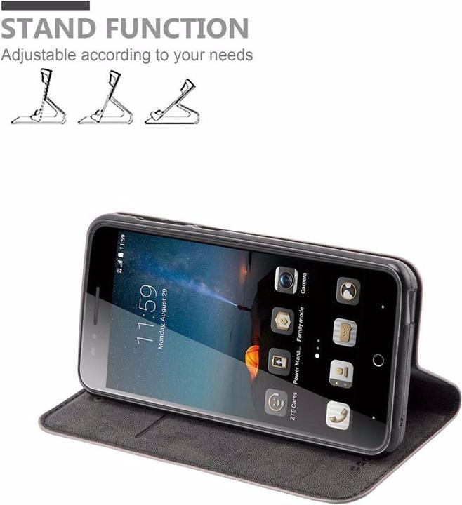 Image du produit Cadorabo Book Couverture magnétique invisible (ZTE Blade A612)